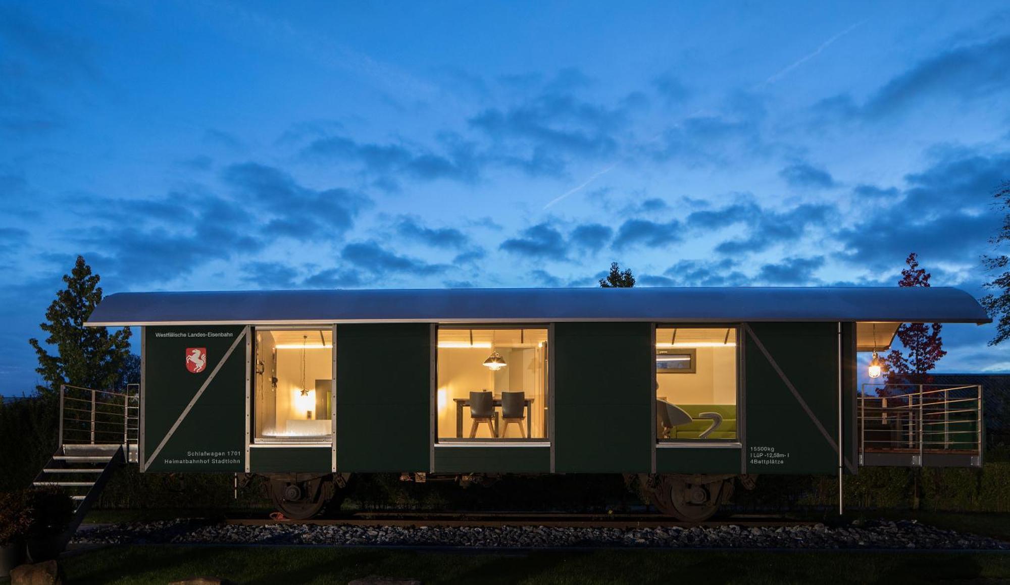 Lokomotel-Waggon, Luxus Appartment Im Eisenbahnwaggon Stadtlohn Exterior photo